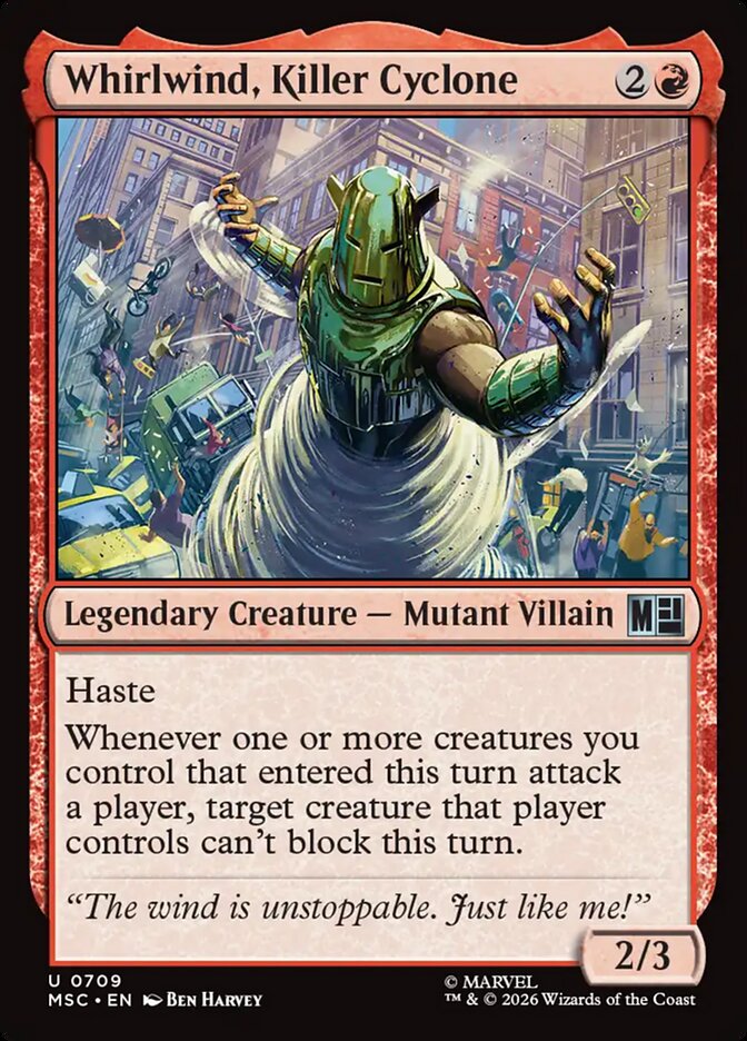 Whirlwind, Killer Cyclone - Marvel Super Heroes Commander (MSC)