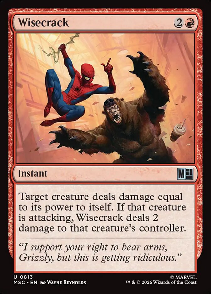 Wisecrack - Marvel Super Heroes Commander (MSC)