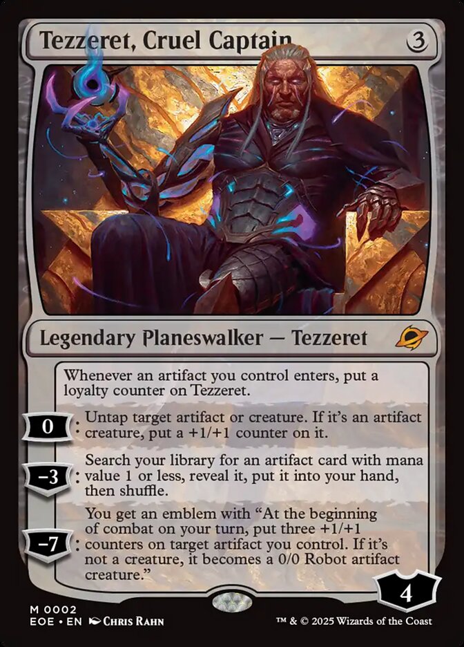 Tezzeret, Cruel Captain - Edge of Eternities (EOE)