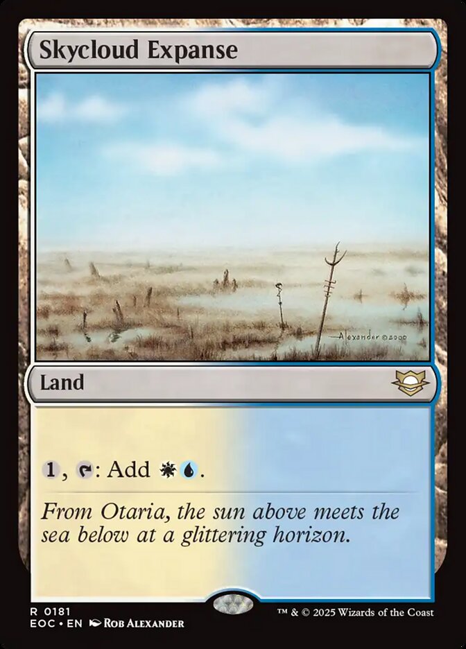 Skycloud Expanse #181 - Edge of Eternities Commander (EOC)