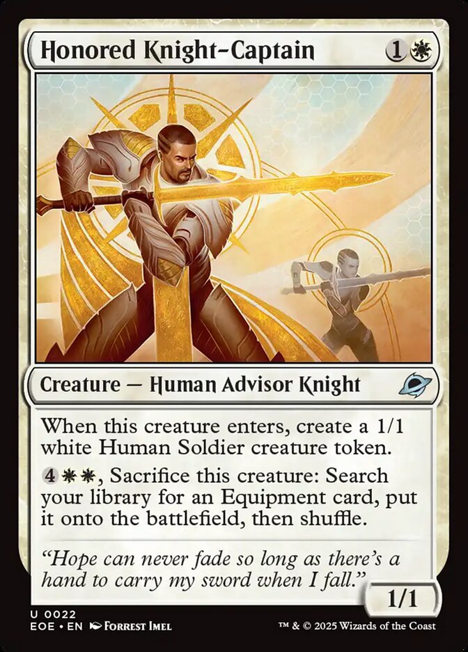 Honored Knight-Captain - Edge of Eternities (EOE)