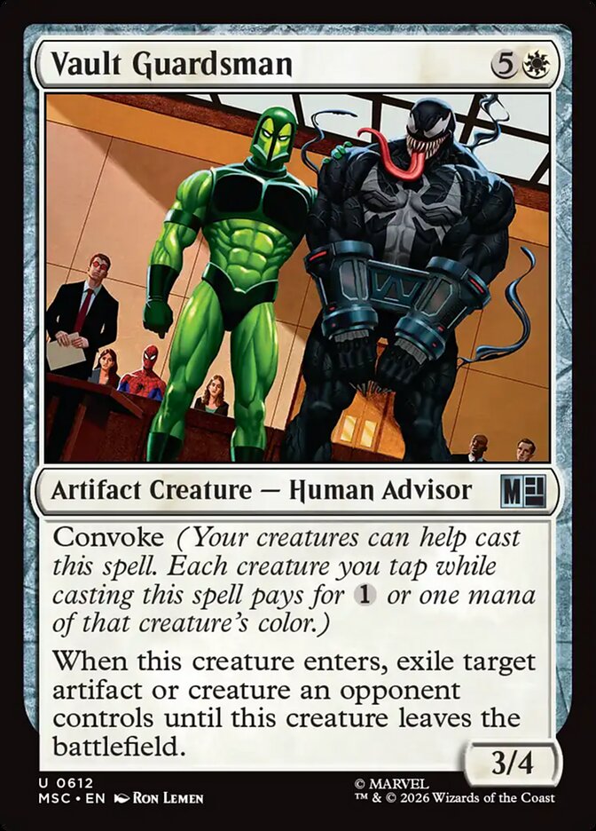 Vault Guardsman - Marvel Super Heroes Commander (MSC)