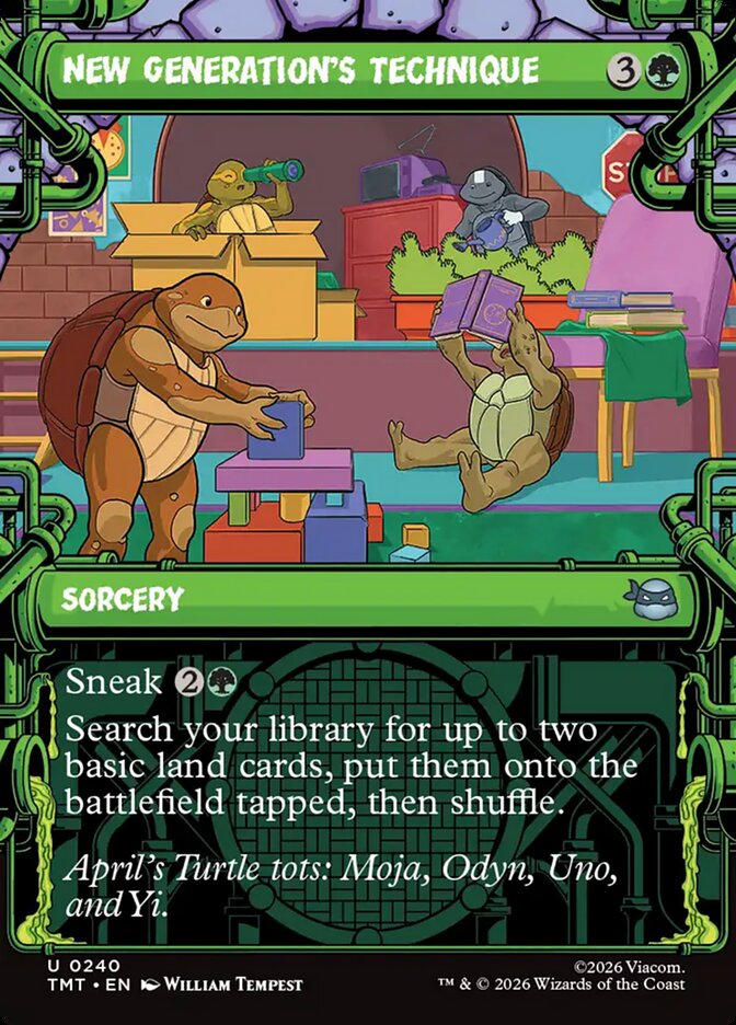 New Generation's Technique - Teenage Mutant Ninja Turtles (TMT)