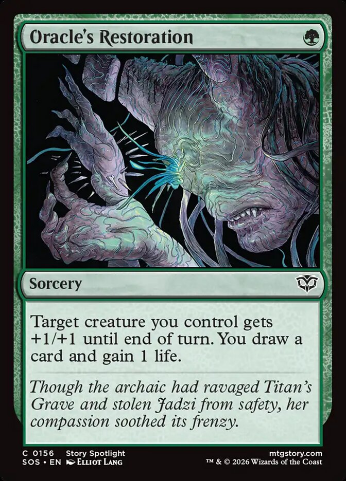Oracle's Restoration - Secrets of Strixhaven (SOS)