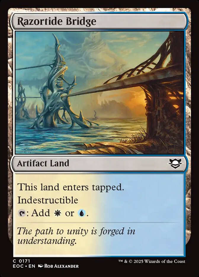 Razortide Bridge #171 - Edge of Eternities Commander (EOC)