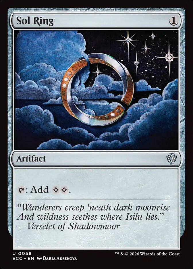 Sol Ring #58 - Lorwyn Eclipsed Commander (ECC)