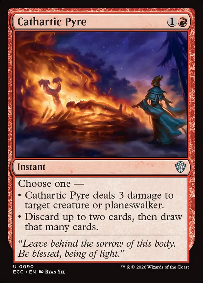 Cathartic Pyre #90 - Lorwyn Eclipsed Commander (ECC)