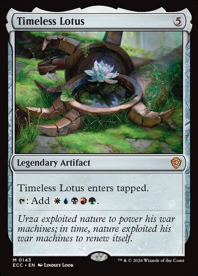 Timeless Lotus #143 - Lorwyn Eclipsed Commander (ECC)