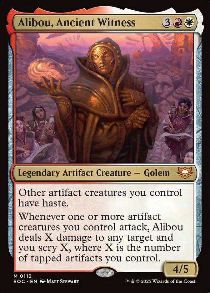 Alibou, Ancient Witness - Edge of Eternities Commander (EOC)
