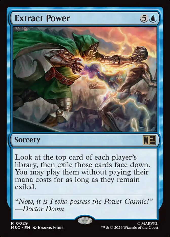 Extract Power - Marvel Super Heroes Commander (MSC)