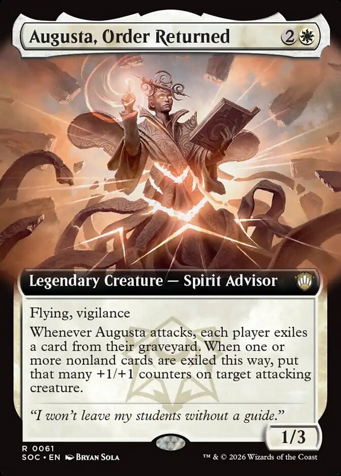 Augusta, Order Returned - Secrets of Strixhaven Commander (SOC)