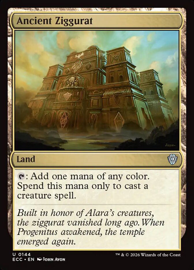 Ancient Ziggurat #144 - Lorwyn Eclipsed Commander (ECC)