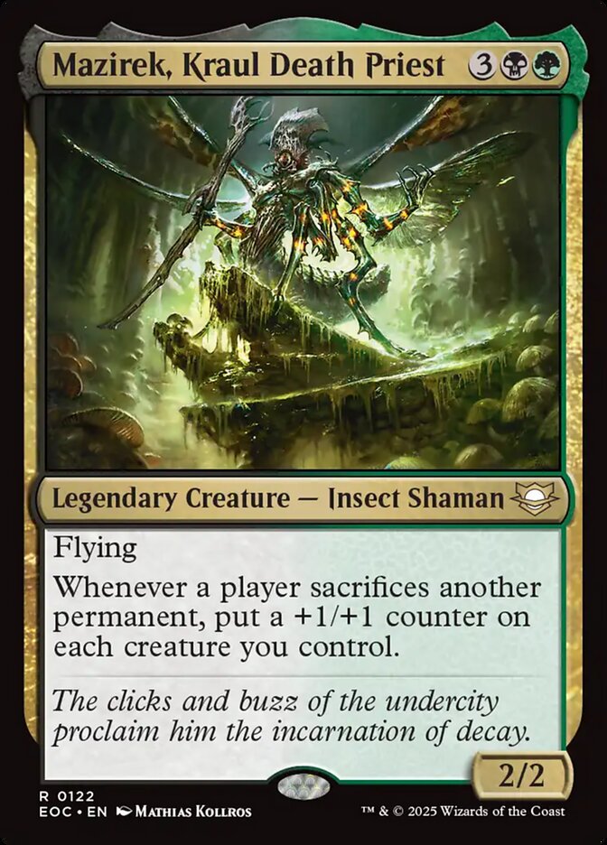 Mazirek, Kraul Death Priest #122 - Edge of Eternities Commander (EOC)