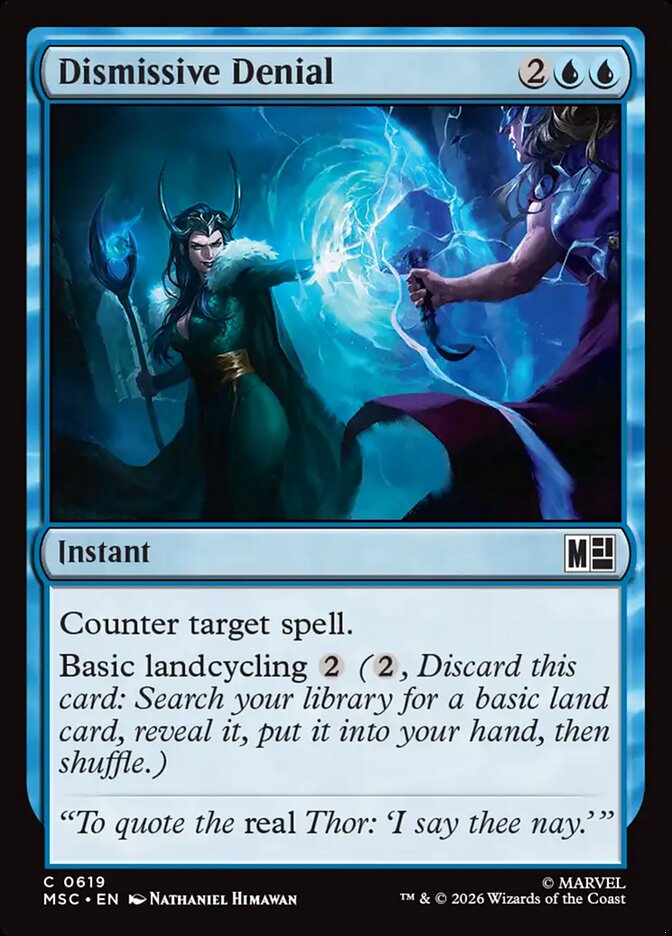 Dismissive Denial - Marvel Super Heroes Commander (MSC)