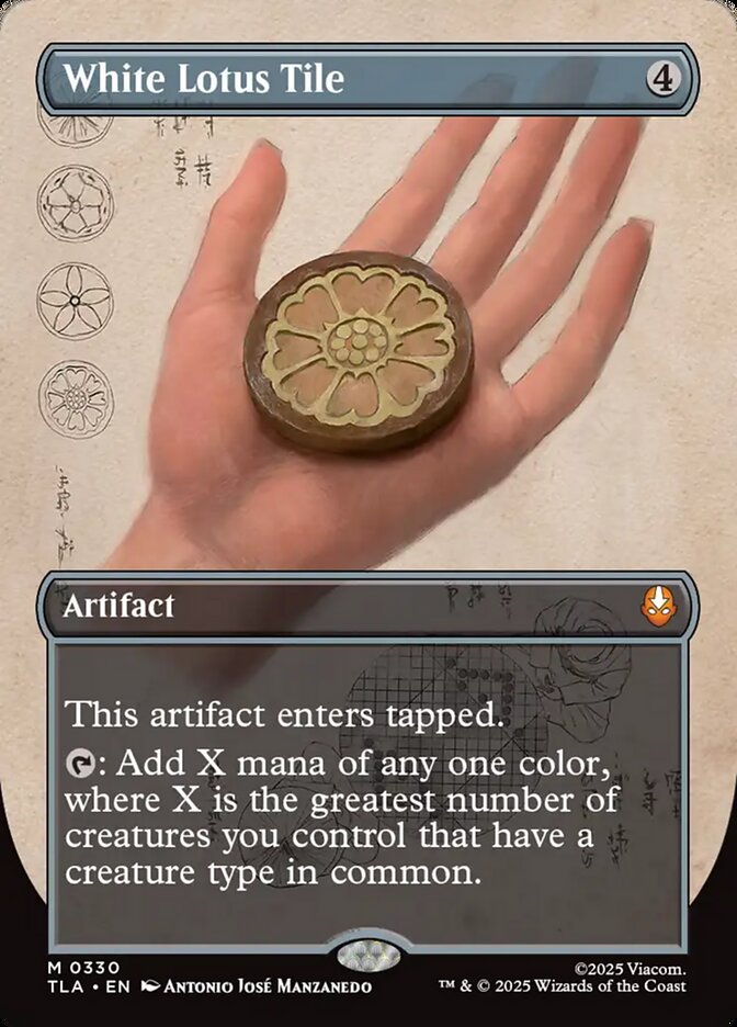 White Lotus Tile #330 - Avatar: The Last Airbender (TLA)