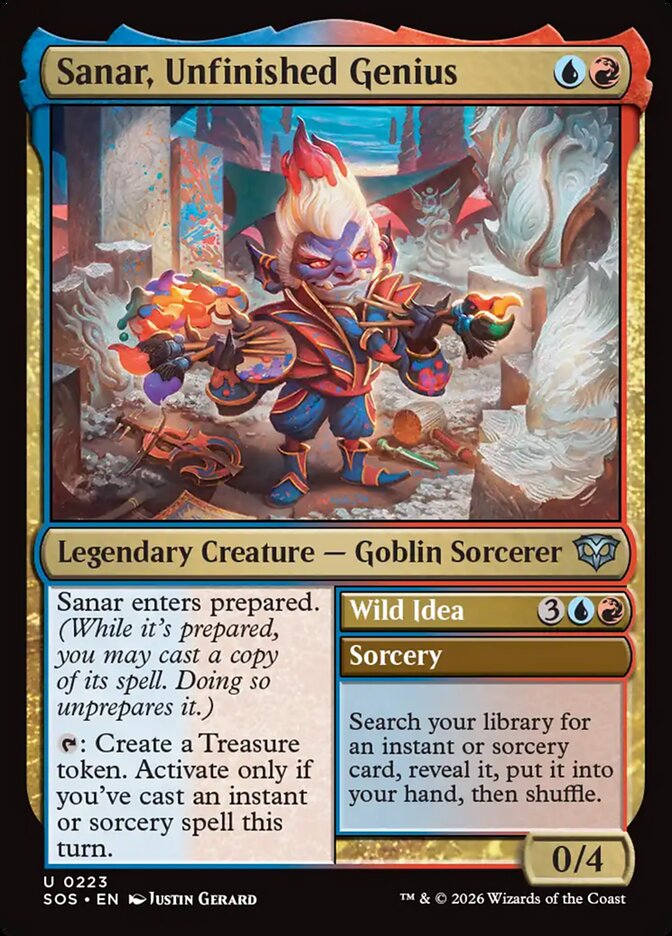 Sanar, Unfinished Genius // Wild Idea - Secrets of Strixhaven (SOS)