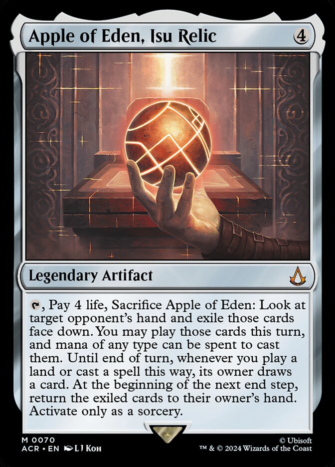 Apple of Eden, Isu Relic #70 - Assassin's Creed (ACR)