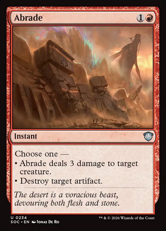 Abrade - Secrets of Strixhaven Commander (SOC)