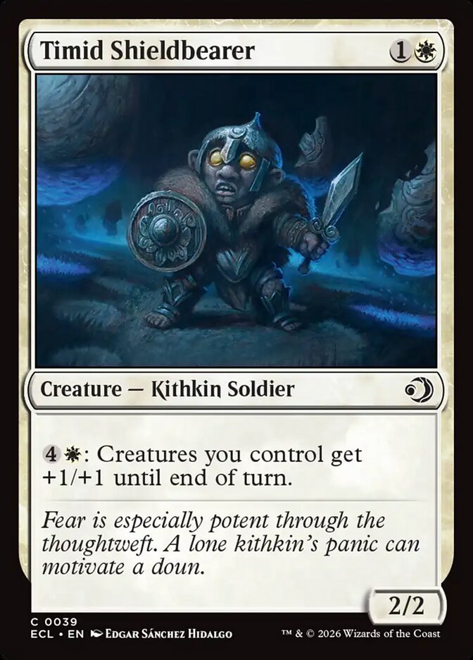 Timid Shieldbearer #39 - Lorwyn Eclipsed (ECL)