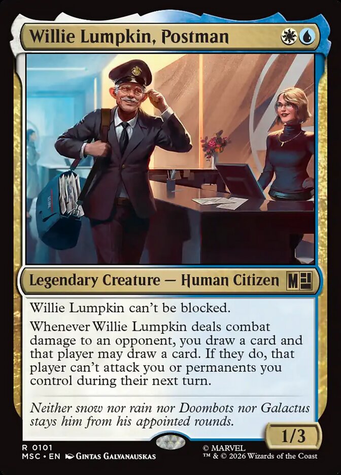 Willie Lumpkin, Postman - Marvel Super Heroes Commander (MSC)