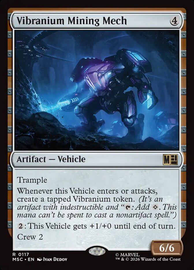 Vibranium Mining Mech - Marvel Super Heroes Commander (MSC)