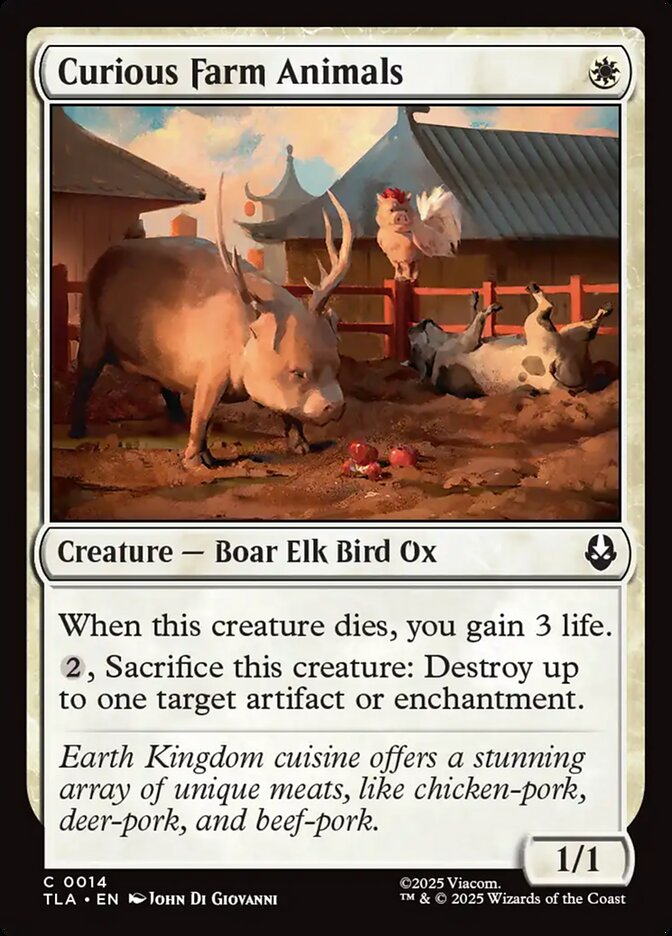 Curious Farm Animals - Avatar: The Last Airbender (TLA)
