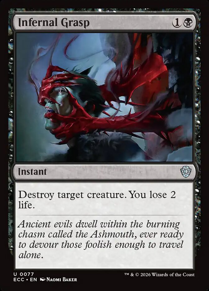 Infernal Grasp - Lorwyn Eclipsed Commander (ECC)