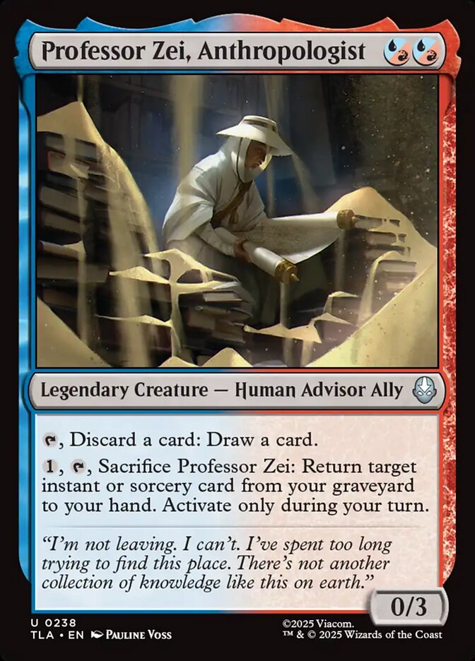 Professor Zei, Anthropologist - Avatar: The Last Airbender (TLA)