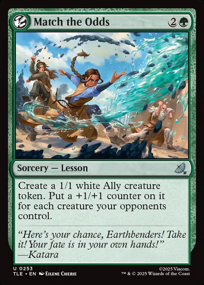 Match the Odds - Avatar: The Last Airbender Eternal (TLE)