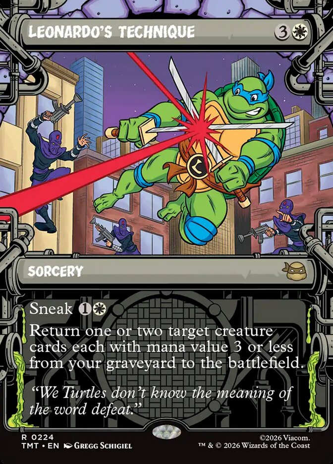 Leonardo's Technique - Teenage Mutant Ninja Turtles (TMT)