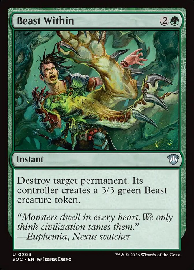Beast Within - Secrets of Strixhaven Commander (SOC)