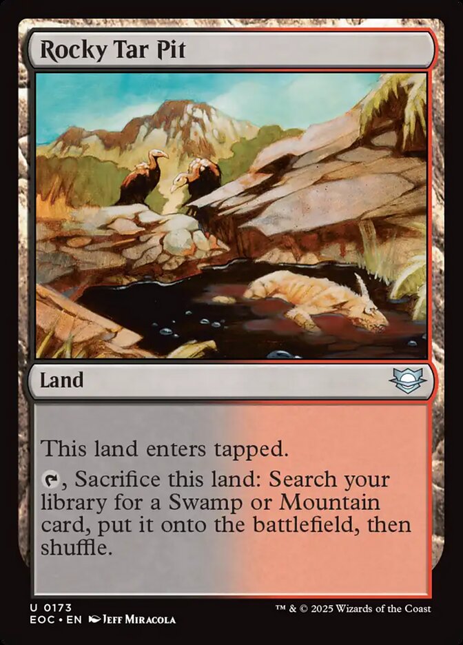 Rocky Tar Pit - Edge of Eternities Commander (EOC)