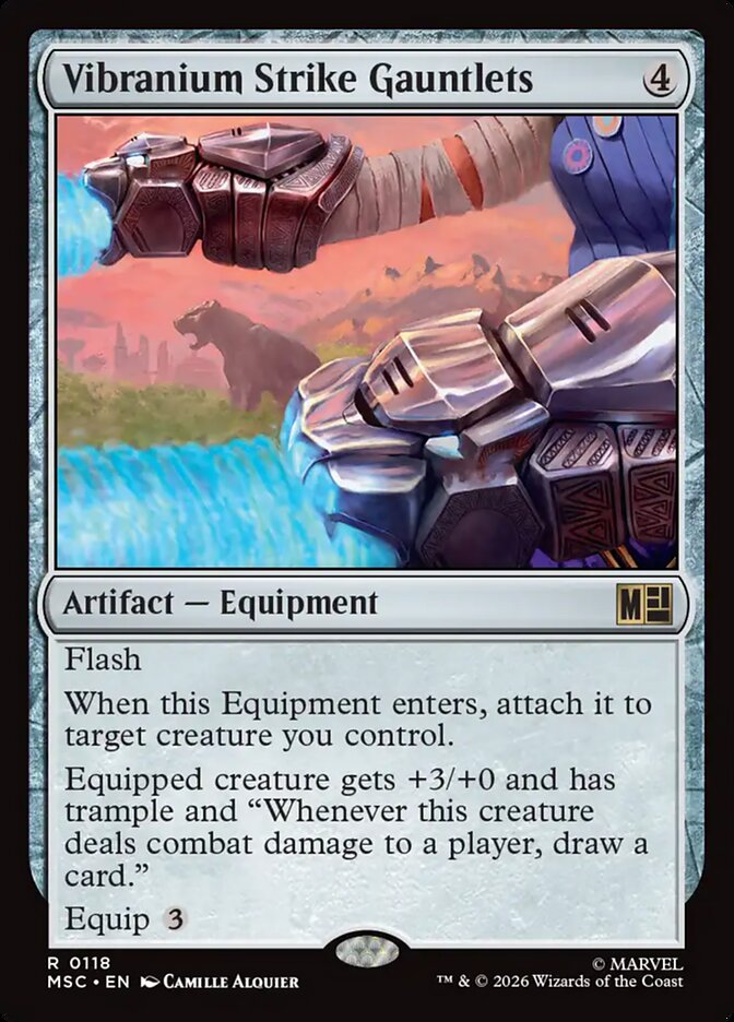 Vibranium Strike Gauntlets - Marvel Super Heroes Commander (MSC)