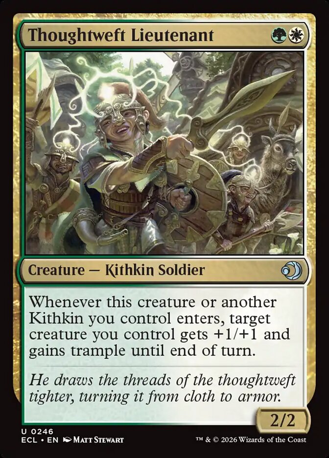 Thoughtweft Lieutenant - Lorwyn Eclipsed (ECL)