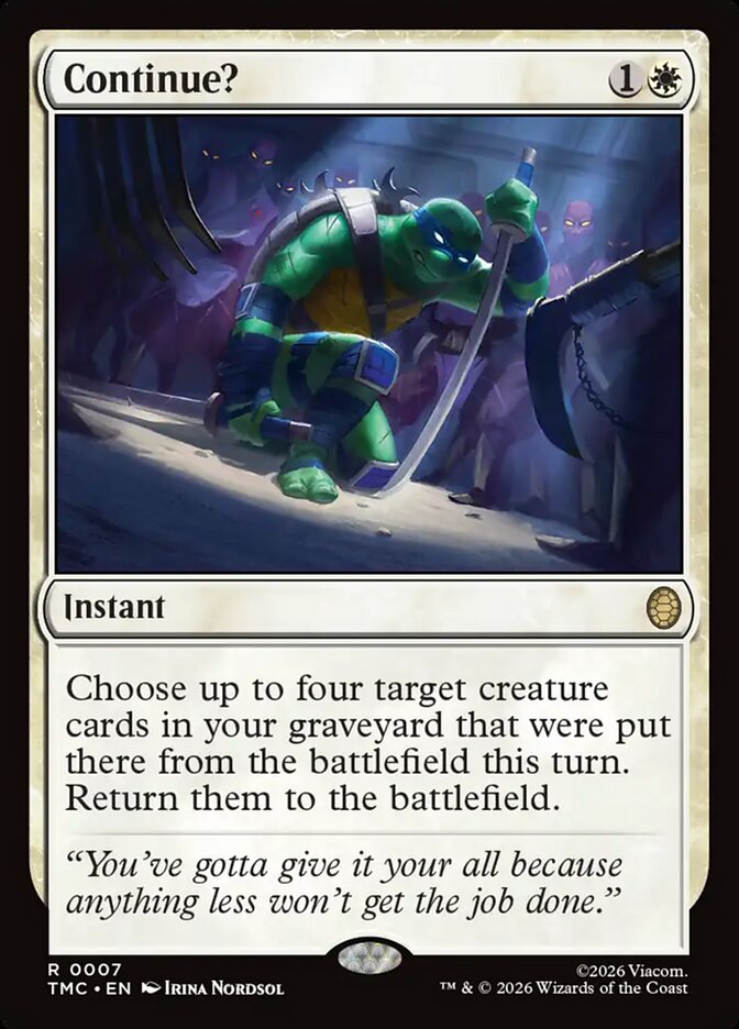 Continue? #7 - Teenage Mutant Ninja Turtles Eternal (TMC)
