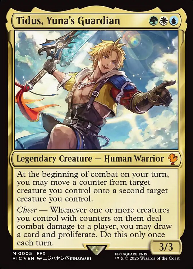 Tidus, Yuna's Guardian #5 - Final Fantasy Commander (FIC)