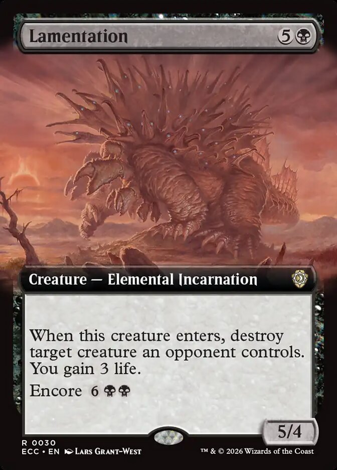 Lamentation #30 - Lorwyn Eclipsed Commander (ECC)
