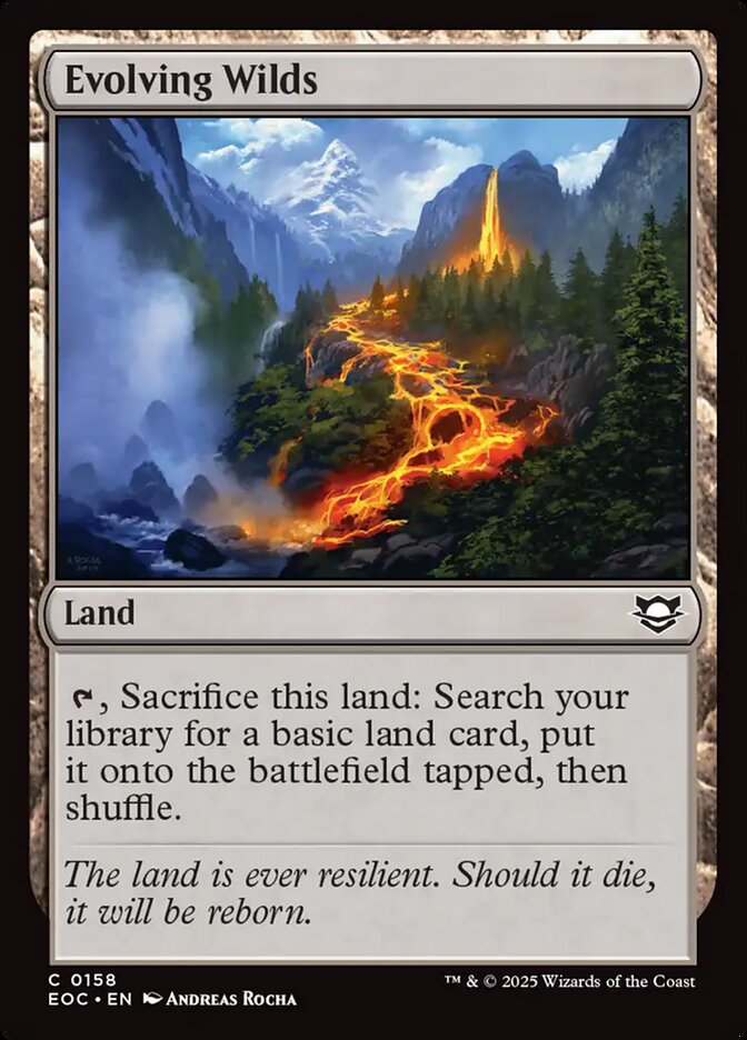 Evolving Wilds - Edge of Eternities Commander (EOC)