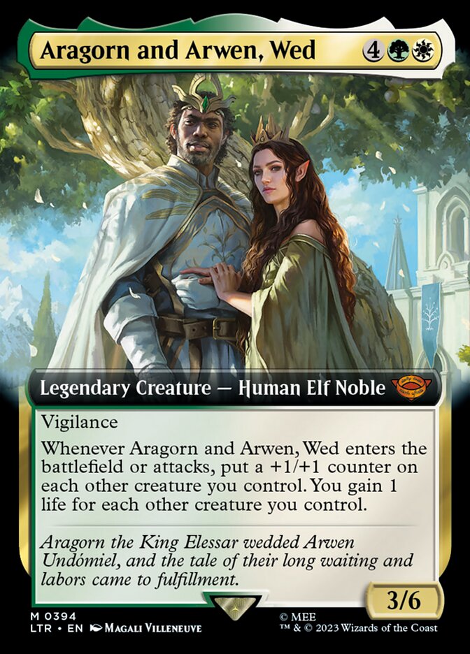 Aragorn and Arwen, Wed - The Lord of the Rings: Tales of Middle-earth (LTR)