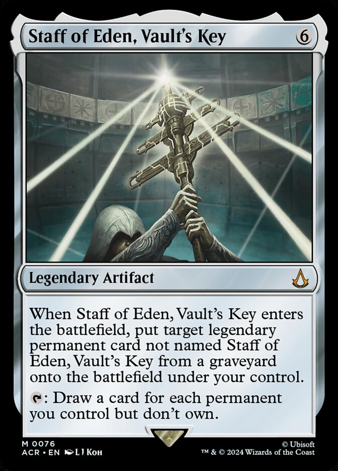 Staff of Eden, Vault's Key #76 - Assassin's Creed (ACR)