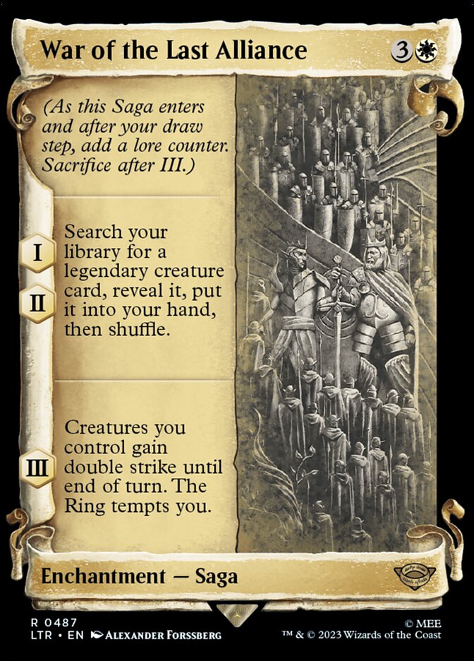 War of the Last Alliance - The Lord of the Rings: Tales of Middle-earth (LTR)