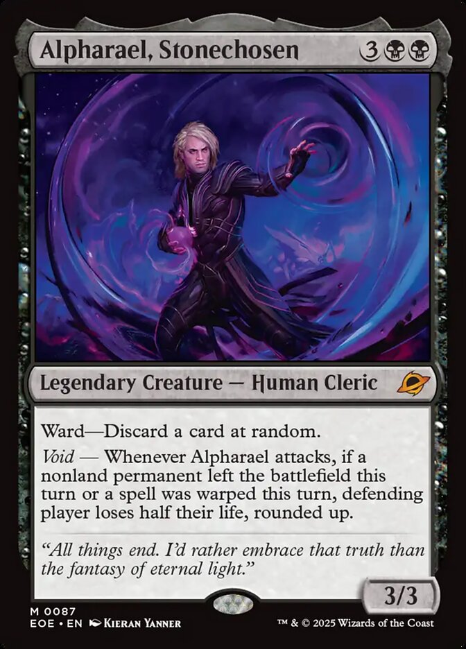 Alpharael, Stonechosen - Edge of Eternities (EOE)