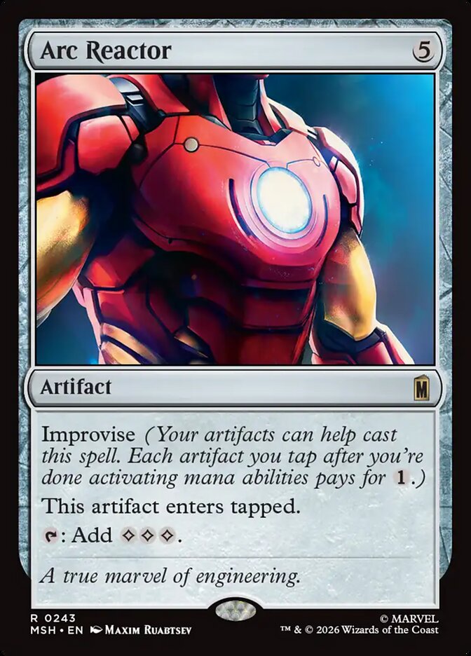 Arc Reactor - Marvel Super Heroes (MSH)