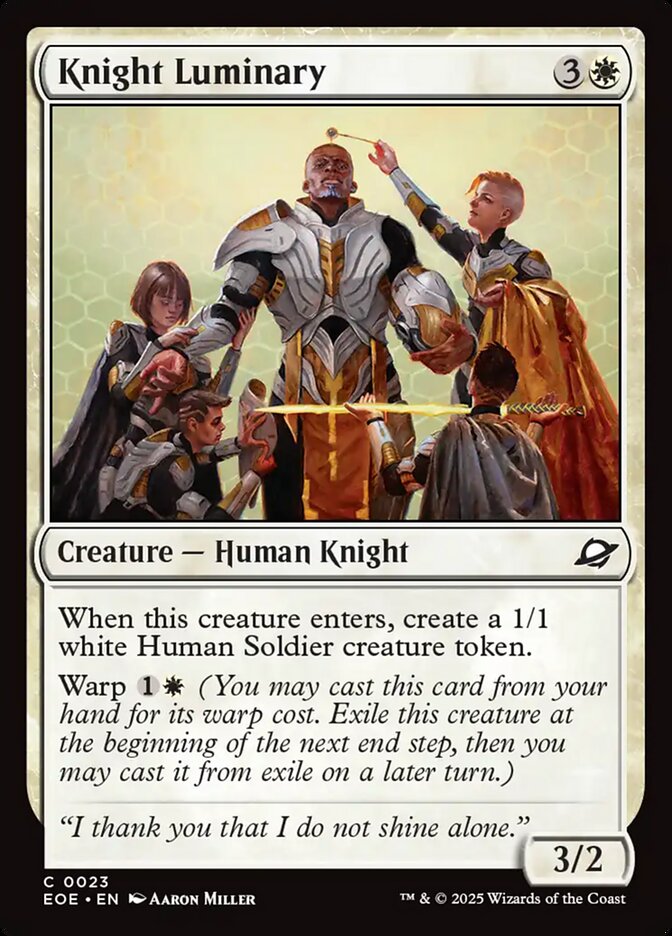 Knight Luminary - Edge of Eternities (EOE)