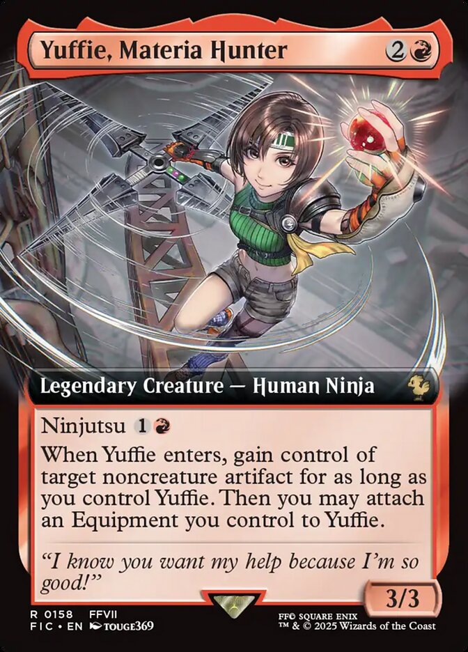Yuffie, Materia Hunter #158 - Final Fantasy Commander (FIC)