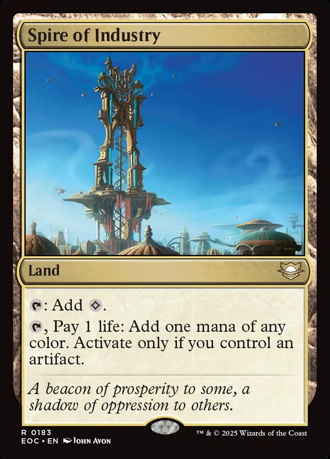 Spire of Industry #183 - Edge of Eternities Commander (EOC)