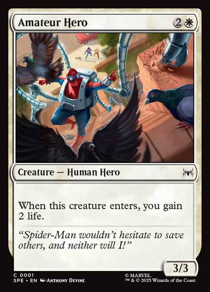 Amateur Hero #1 - Marvel's Spider-Man Eternal (SPE)