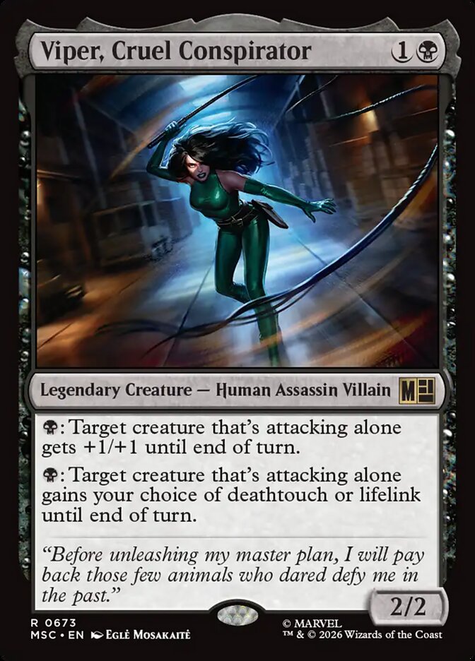Viper, Cruel Conspirator - Marvel Super Heroes Commander (MSC)