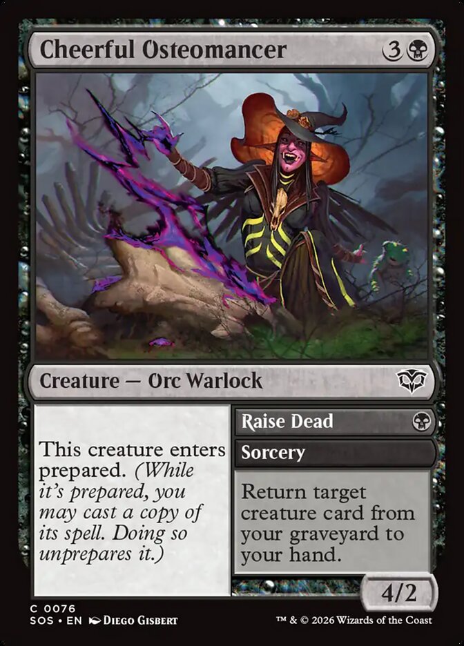 Cheerful Osteomancer // Raise Dead - Secrets of Strixhaven (SOS)