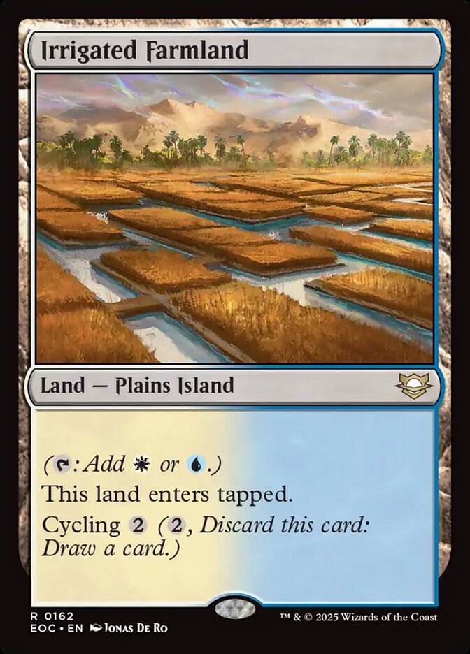 Irrigated Farmland - Edge of Eternities Commander (EOC)